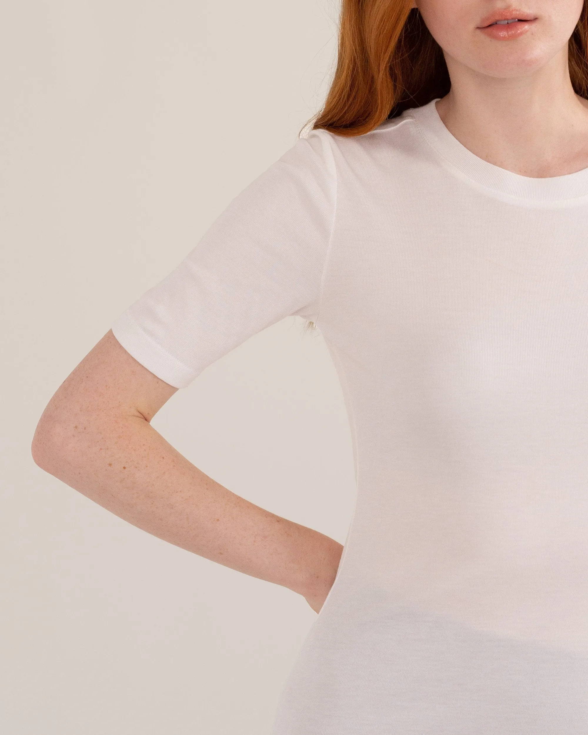 Becca Fitted Short-Sleeve Tee