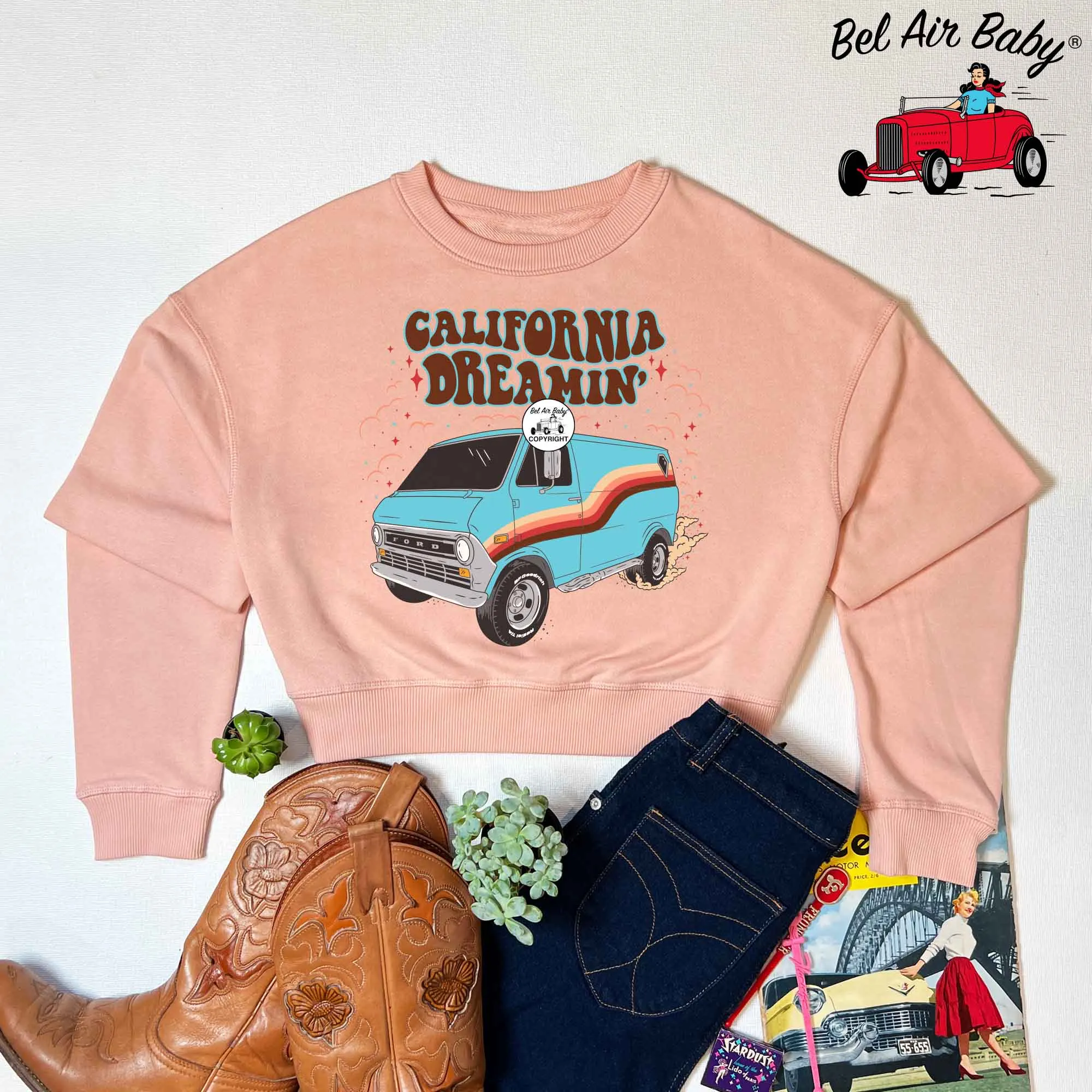 California Dreamin' Cropped Sweater