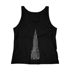Chrysler Building - Women's Relaxed Jersey Tank Top