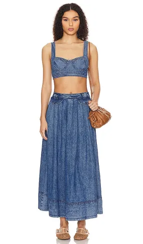 Free People Maddox Set in Blue
