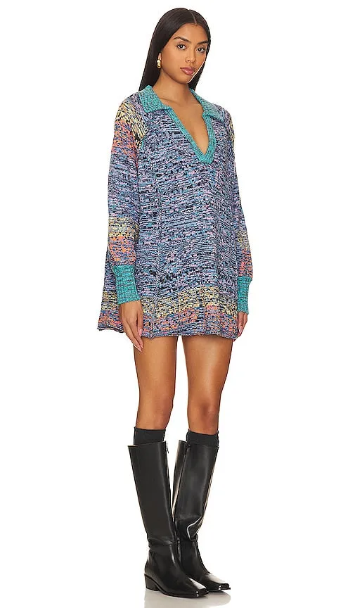 Free People Seasons Of Sun Mini in Blue