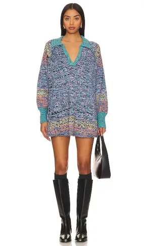 Free People Seasons Of Sun Mini in Blue