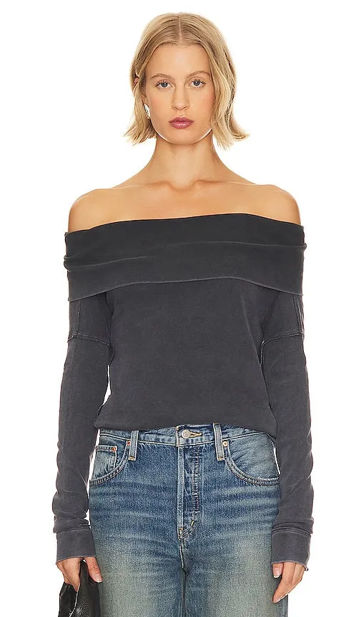 Free People x We The Free Not The Same Tee in Black