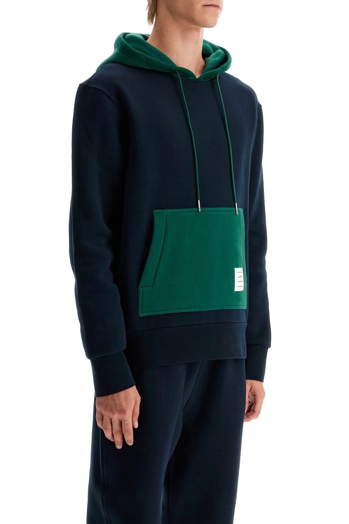 HOODED SWEATSHIRT WITH COLOR