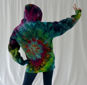 Hoodie | Teal Rainbow