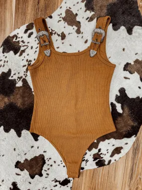 Jolie Camel Bodysuit
