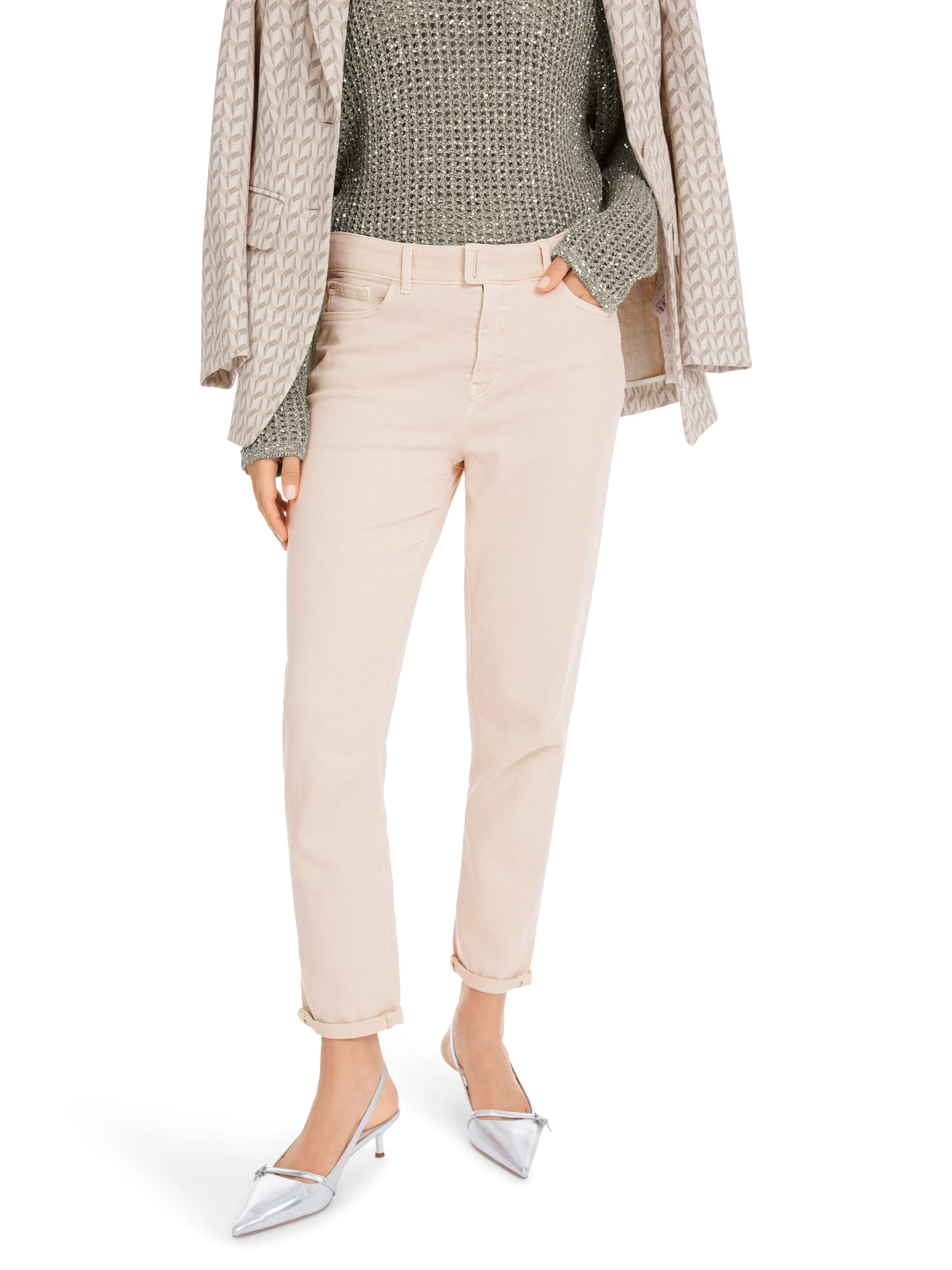 MARC CAIN Cream Trousers