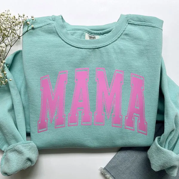 Pink Puff Comfort Colors Sweatshirt