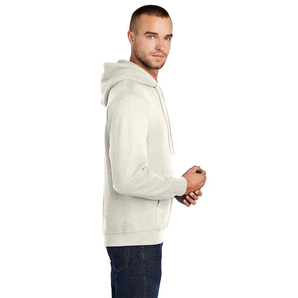 Port & Company® Core Fleece Pullover Hooded Sweatshirt - Oatmeal Heather