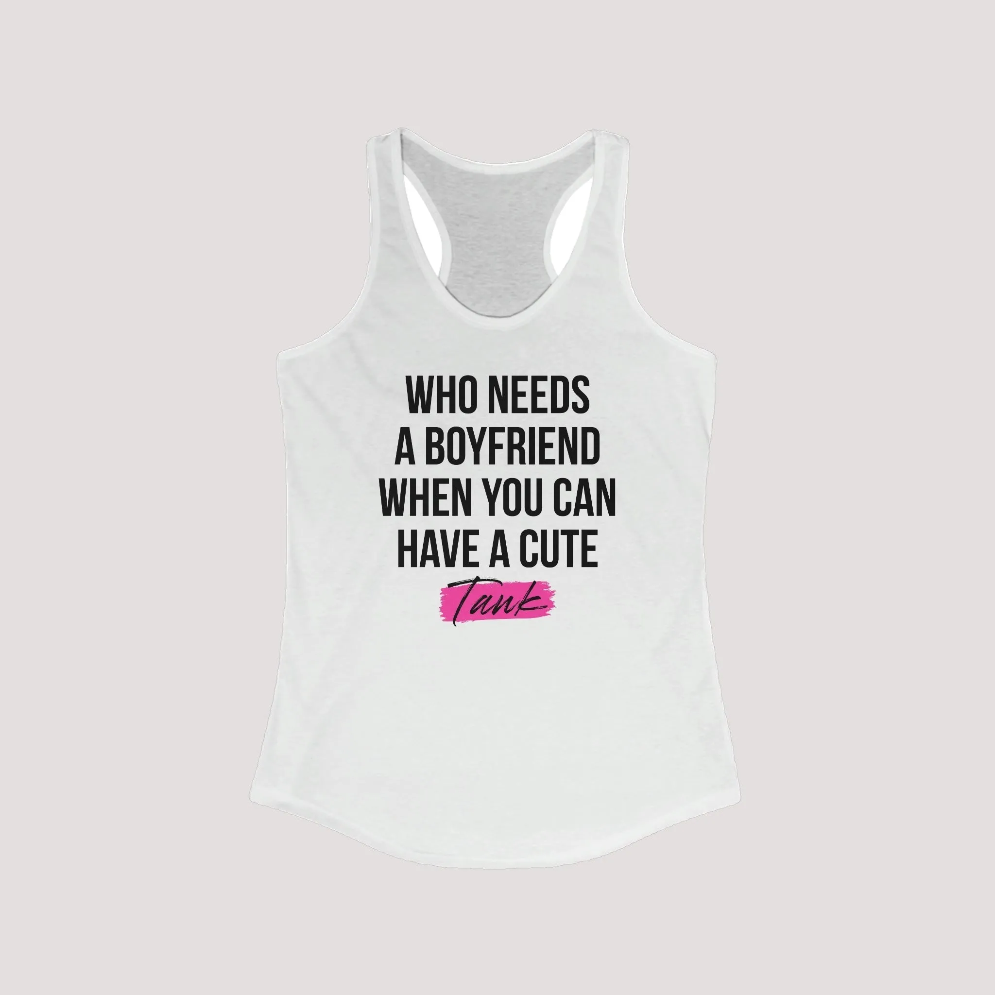 Versatile Racerback Cut Tank Top