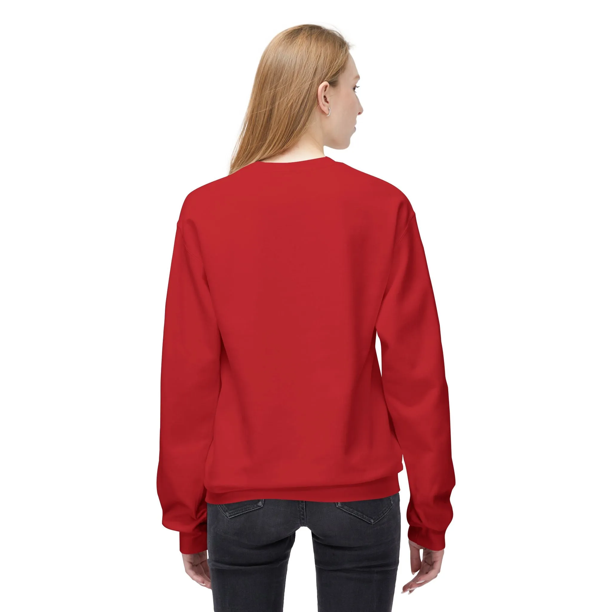 Vibrant Lion Design Unisex Fleece Sweatshirt - Cozy and Colorful Apparel
