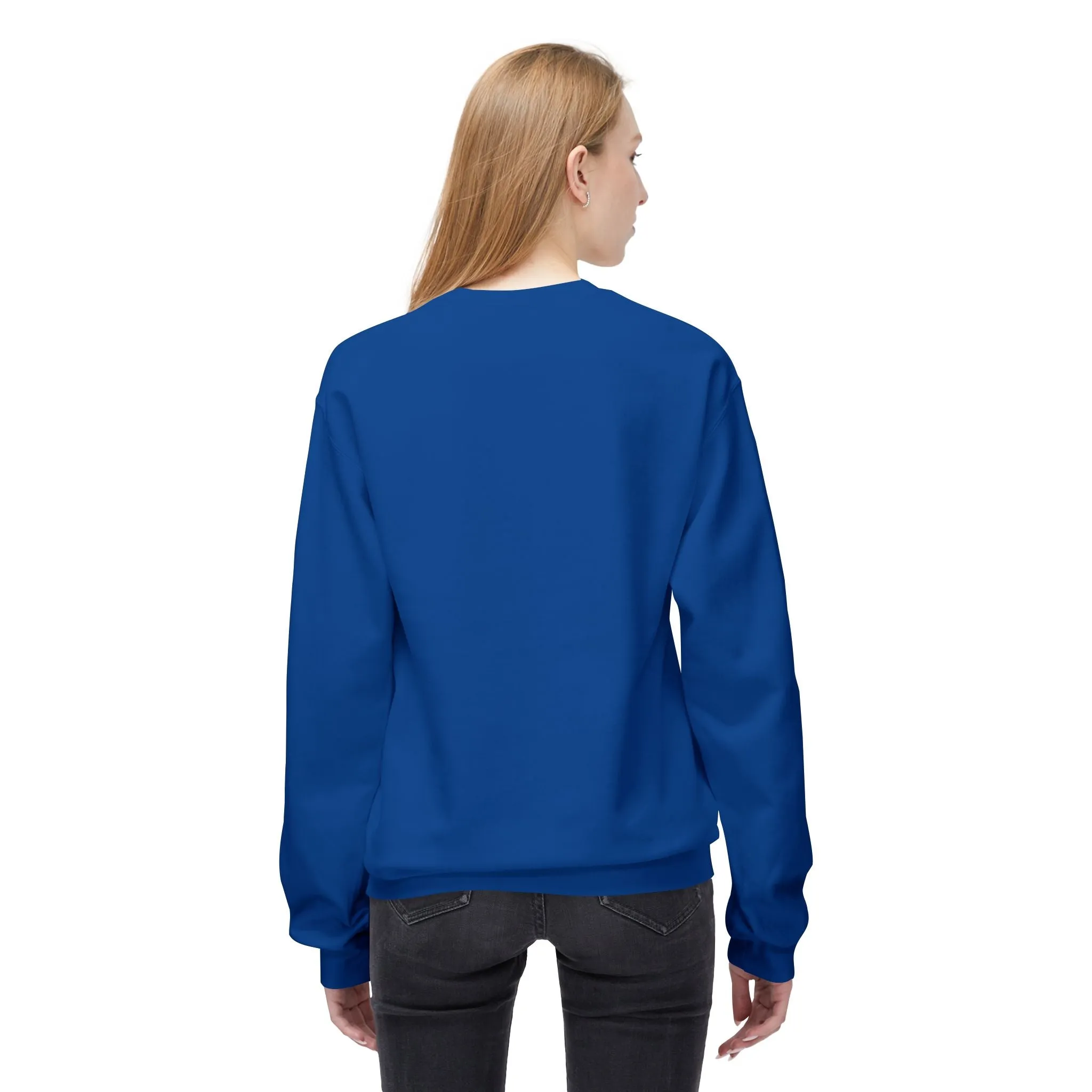 Vibrant Lion Design Unisex Fleece Sweatshirt - Cozy and Colorful Apparel